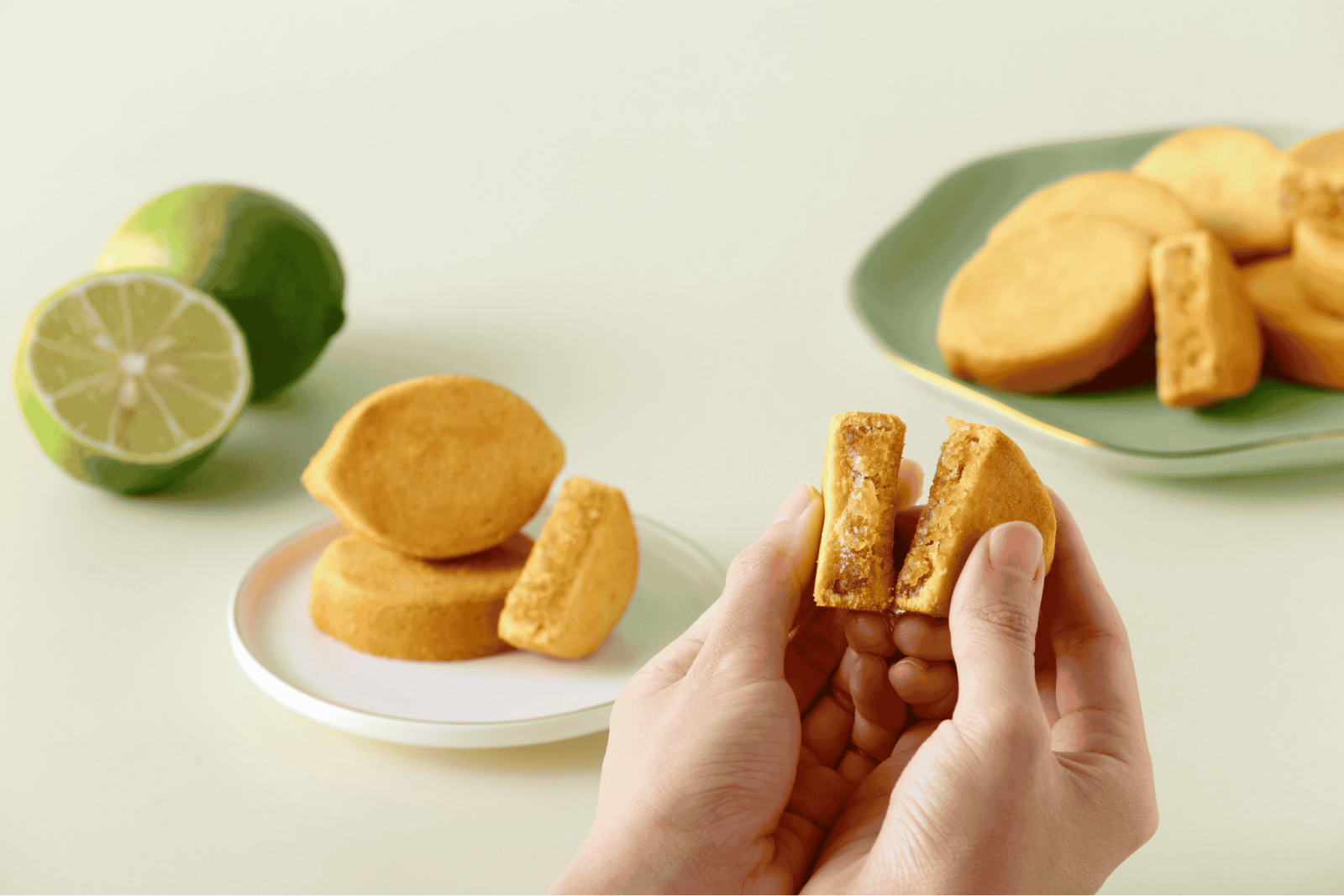 像全球唯一原創秘醬熟成檸檬酥這種產品，才會從試吃桌上的樣品，慢慢走進企業採購清單。