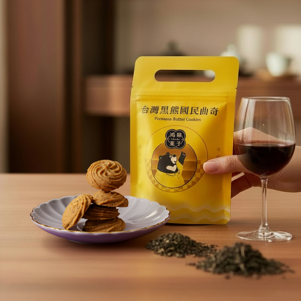 蘭姆伯爵(袋裝)｜台灣黑熊曲奇餅